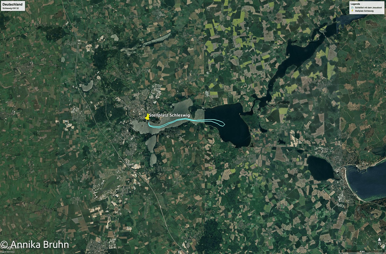 Eine Bootsfahrt auf der Schlei